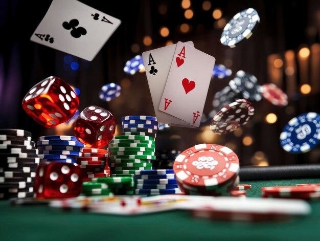 Three Card Poker live dealer table showing player cards and dealer broadcast